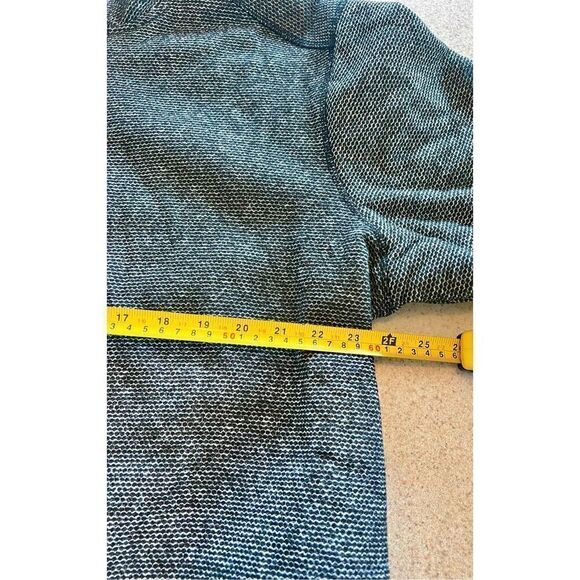 Orvis Men's Gray/Black 3/4 Zip Pullover Fleece Lined Sherpa Sweater Size XL - Picture 4 of 9